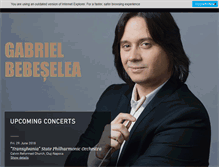 Tablet Screenshot of gabrielbebeselea.com